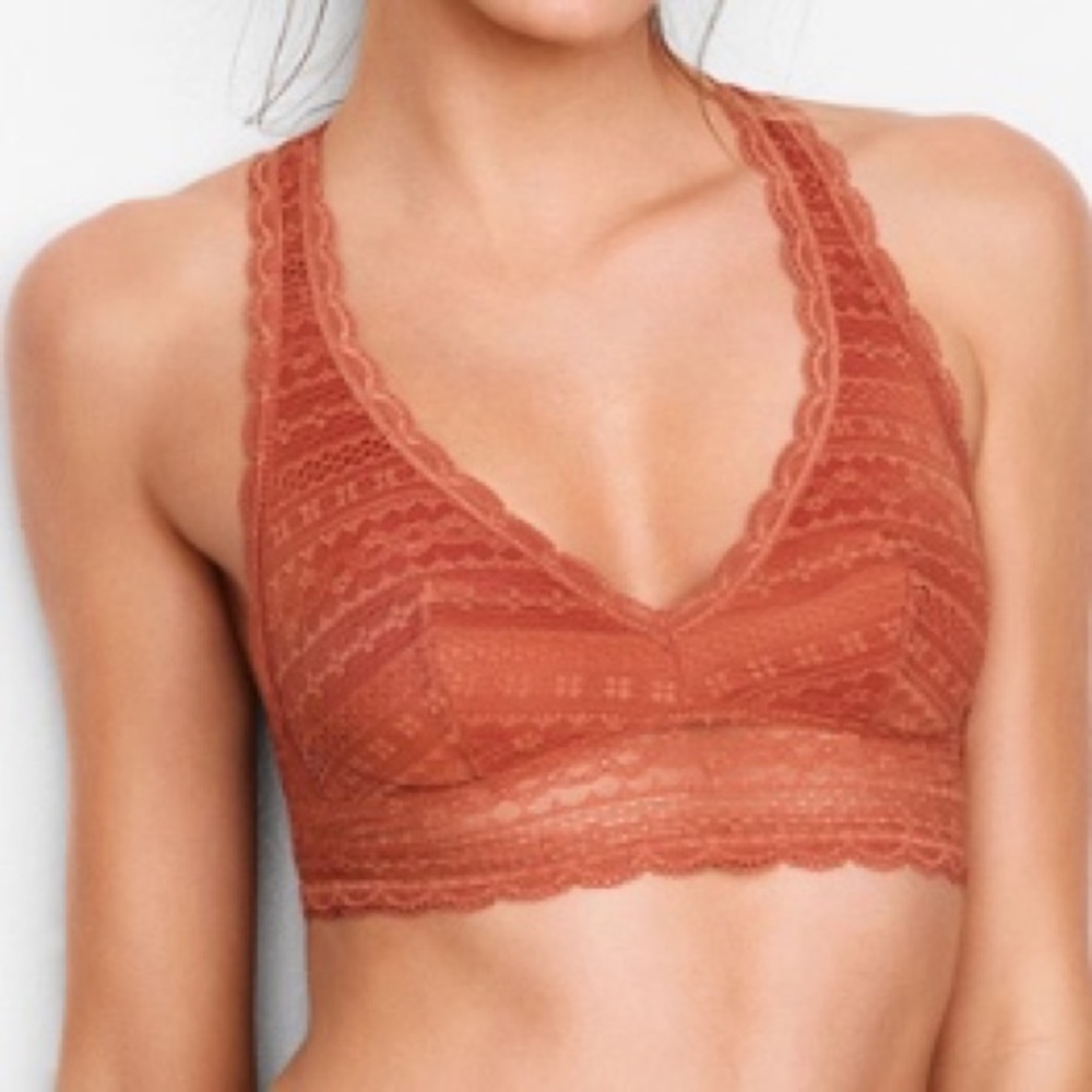 Victoria's Secret sheer crochet lace Bralette XS